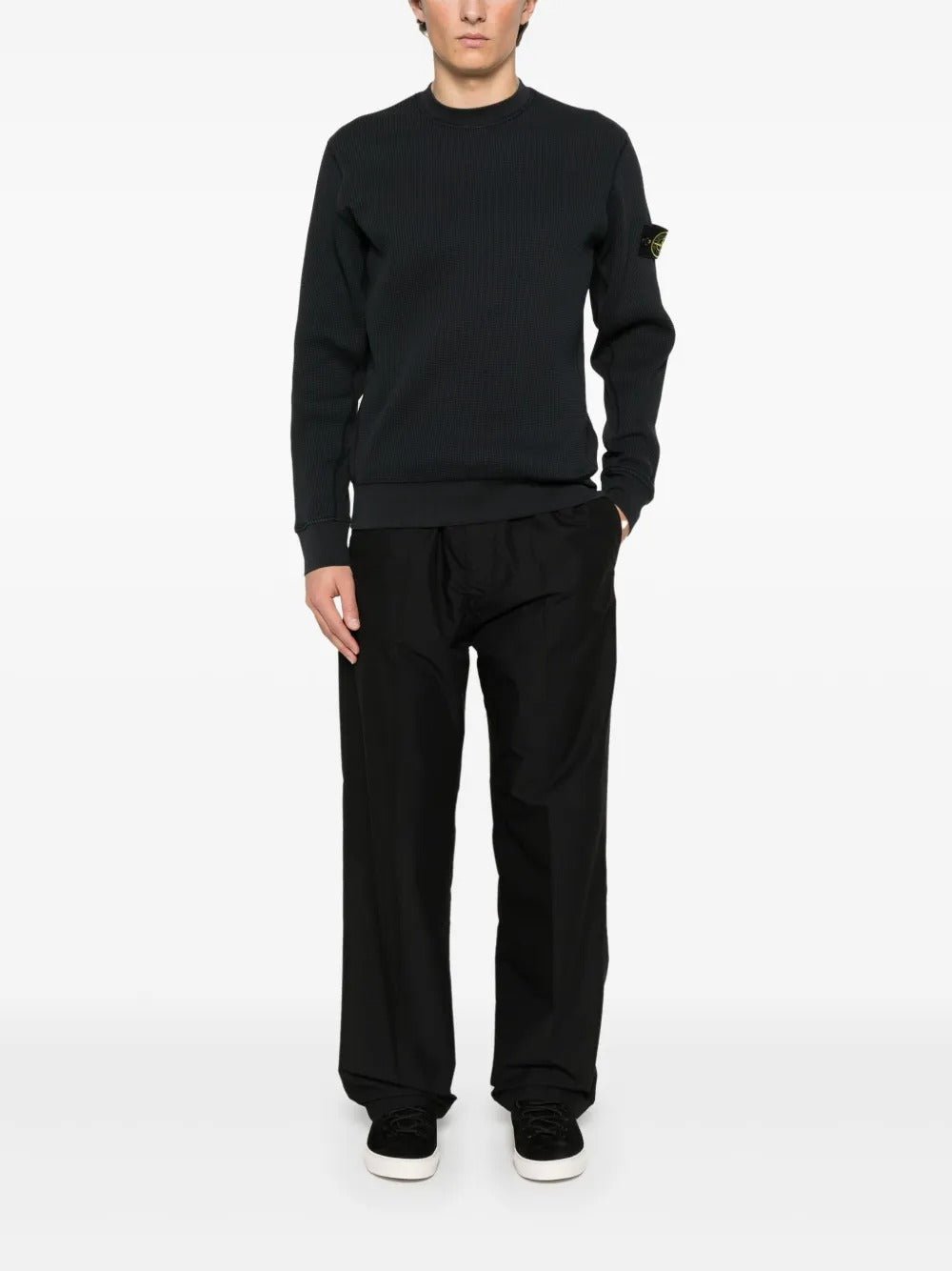 STONE ISLAND - Sweat en Coton Bleu marine - Lothaire