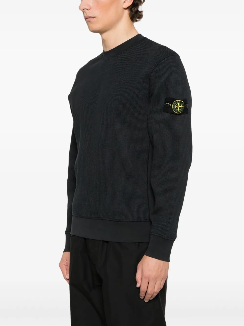 STONE ISLAND - Sweat en Coton Bleu marine - Lothaire