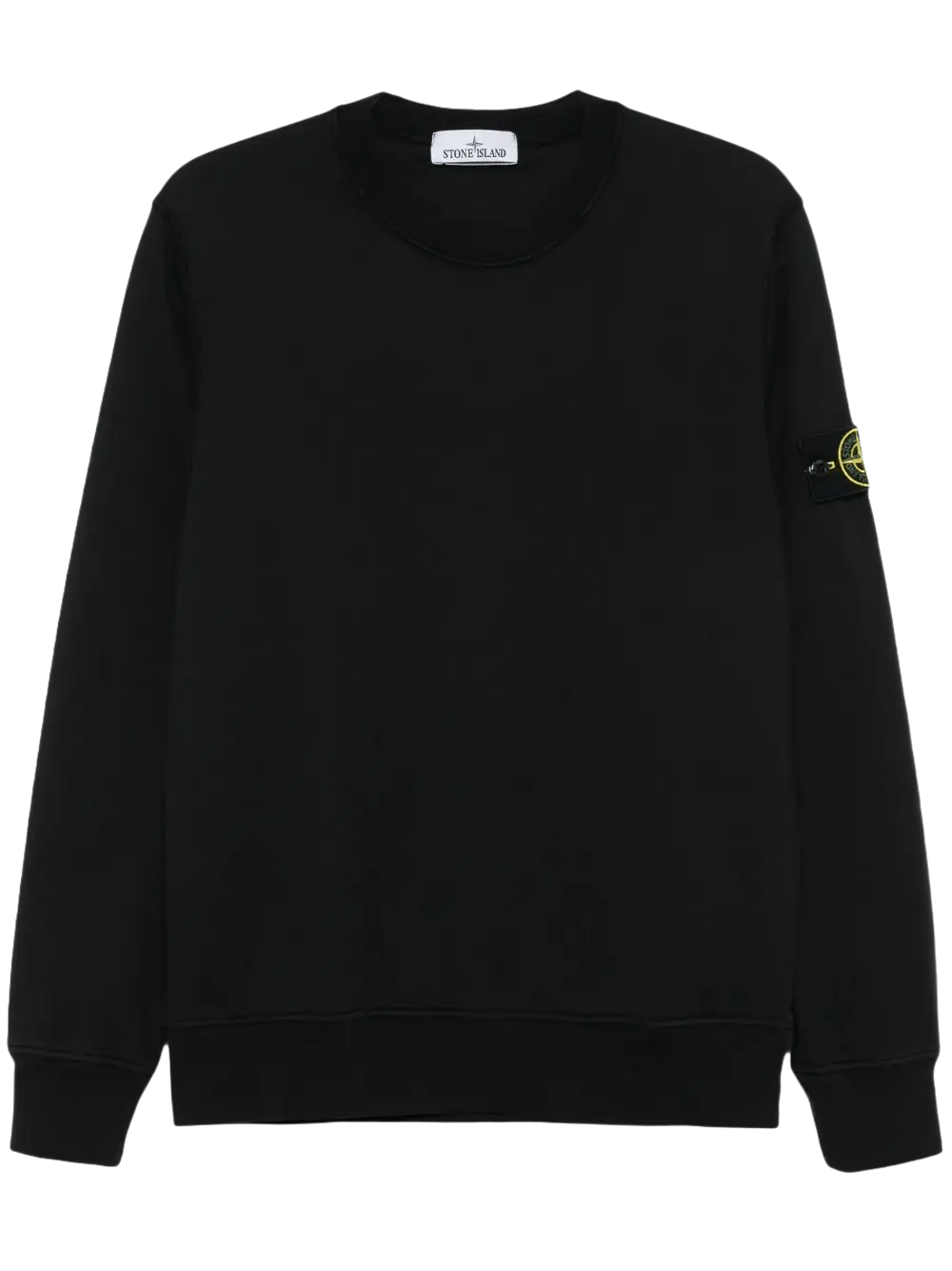 Stone Island - Sweat en coton patch compass noir - Lothaire