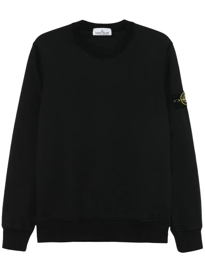 Stone Island - Sweat en coton patch compass noir - Lothaire