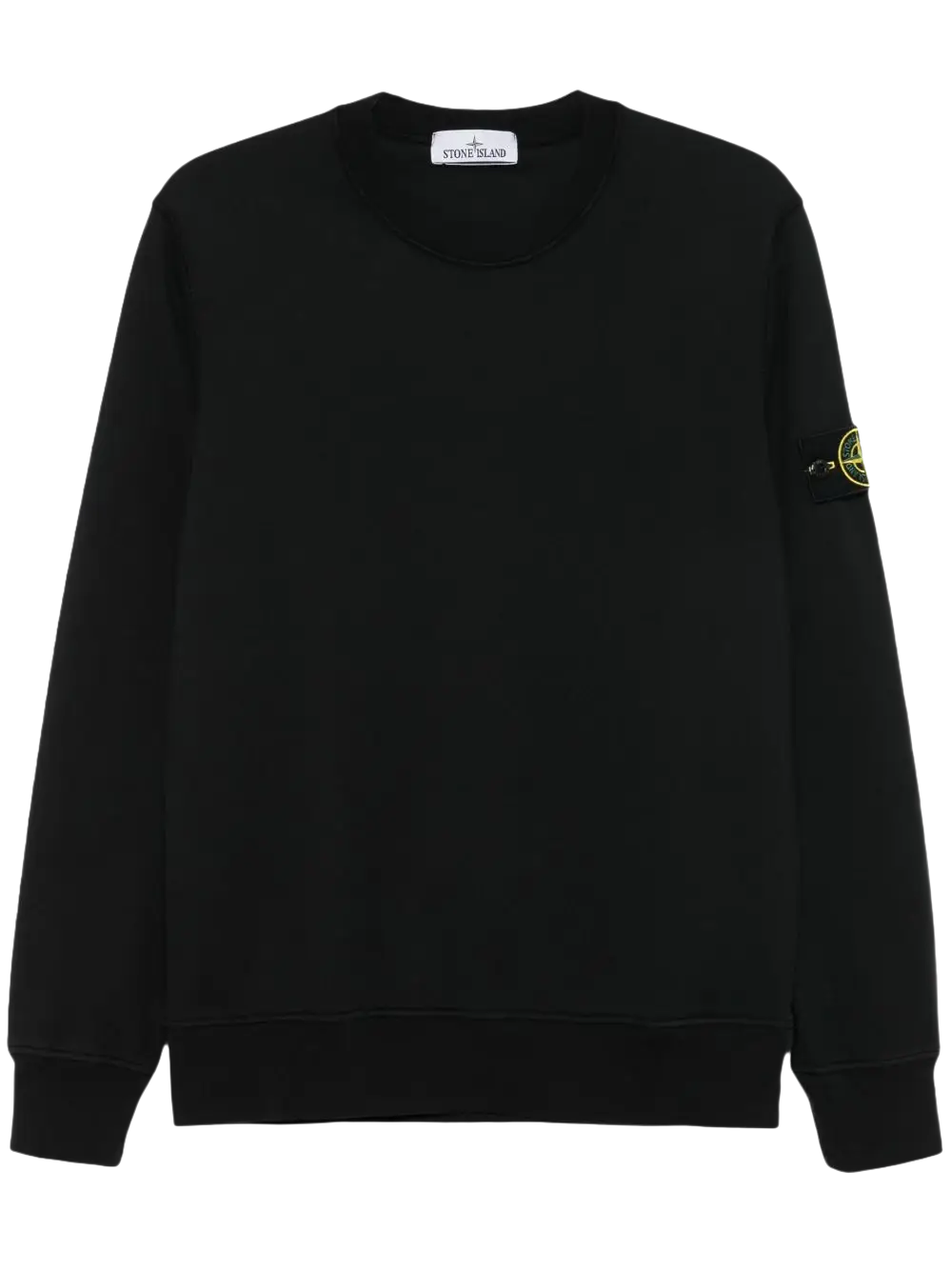 Stone Island - Sweat en coton patch compass noir - Lothaire