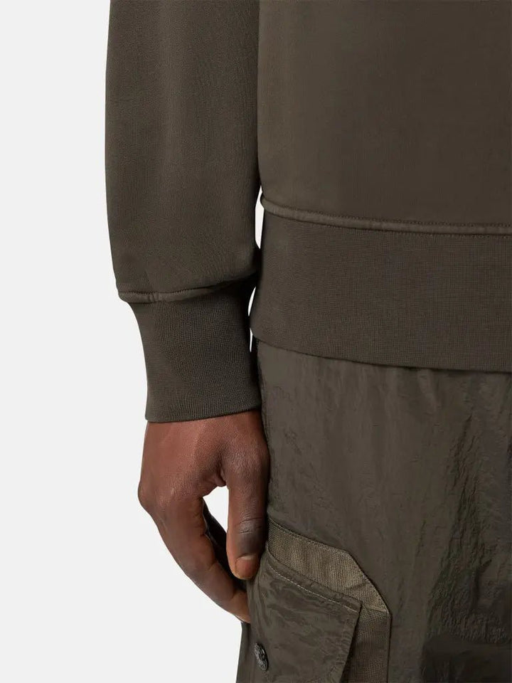 STONE ISLAND - Sweat Oversize en Coton Gris Charbon - Lothaire