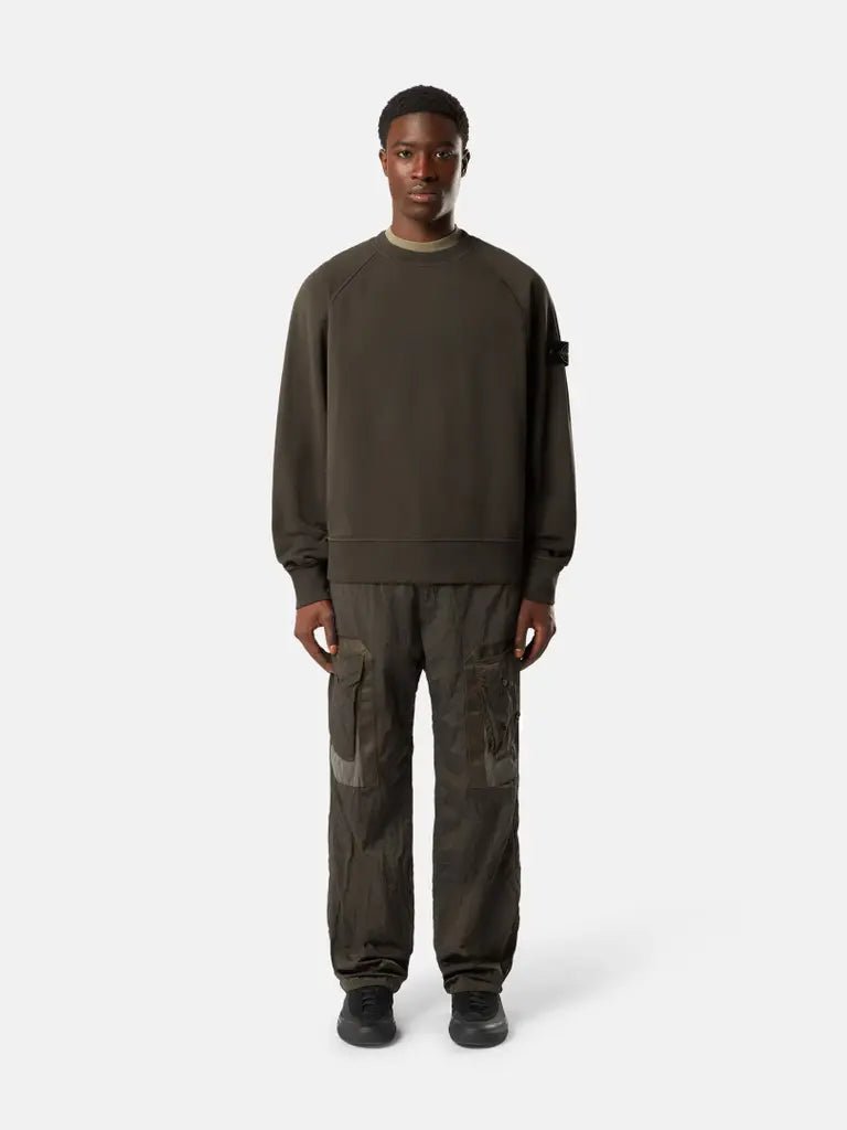 STONE ISLAND - Sweat Oversize en Coton Gris Charbon - Lothaire