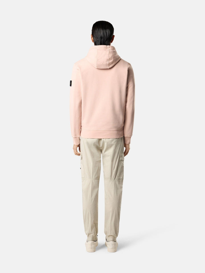 STONE ISLAND - Sweat-shirt à poches doté d’une capuche à cordon de serrage Rose - Lothaire