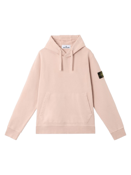 STONE ISLAND - Sweat-shirt à poches doté d’une capuche à cordon de serrage Rose - Lothaire