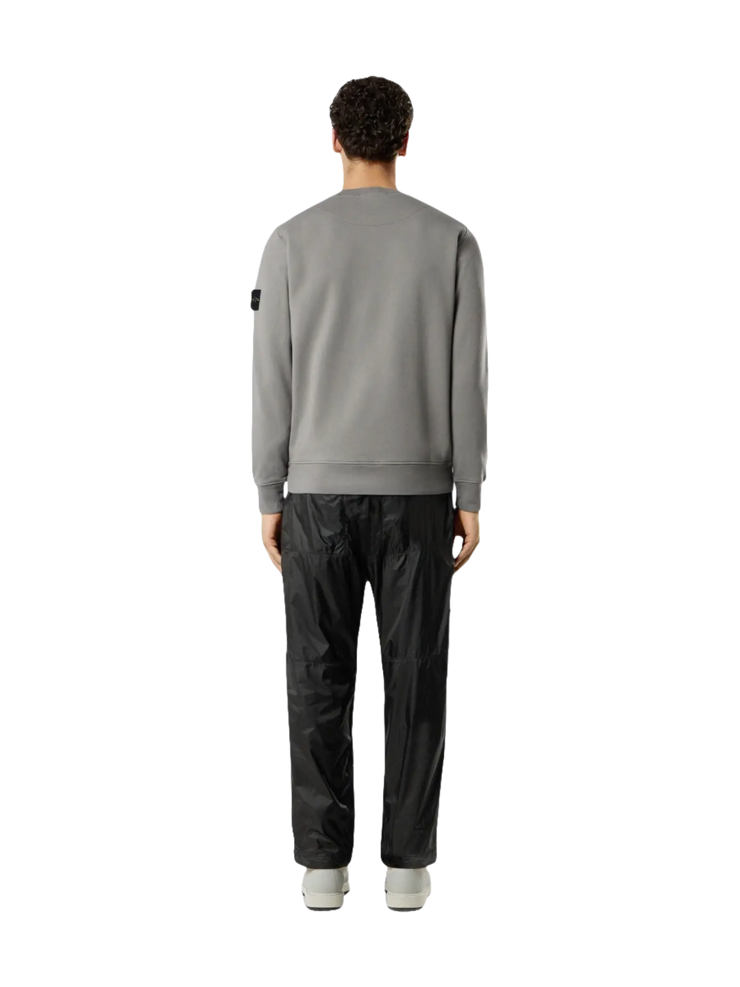 STONE ISLAND - Sweat-shirt en Coton Gris Ciment - Lothaire