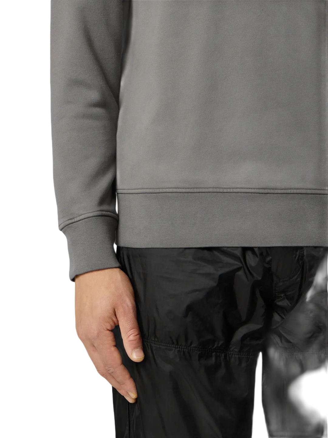 STONE ISLAND - Sweat-shirt en Coton Gris Ciment - Lothaire