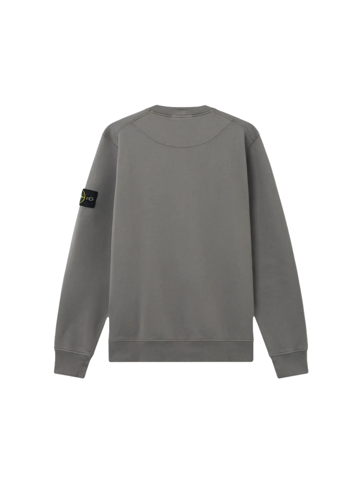 STONE ISLAND - Sweat-shirt en Coton Gris Ciment - Lothaire