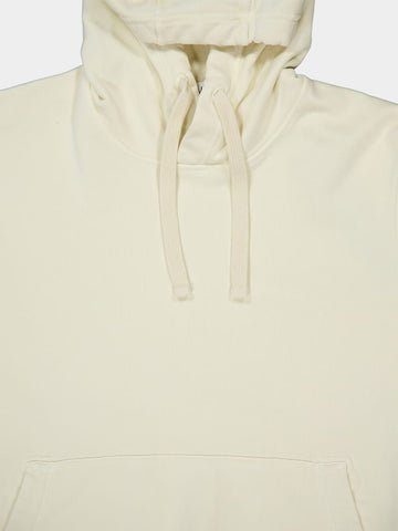 STONE ISLAND - Sweat-shirt en molleton de coton biologique Ivoire - Lothaire