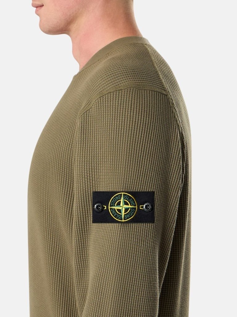 STONE ISLAND - Sweat-shirt ras - du - cou coupe regular - Lothaire