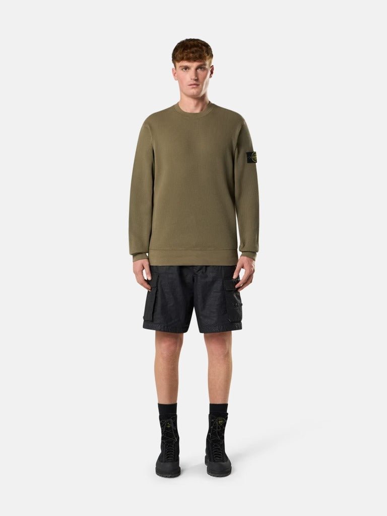 STONE ISLAND - Sweat-shirt ras - du - cou coupe regular - Lothaire