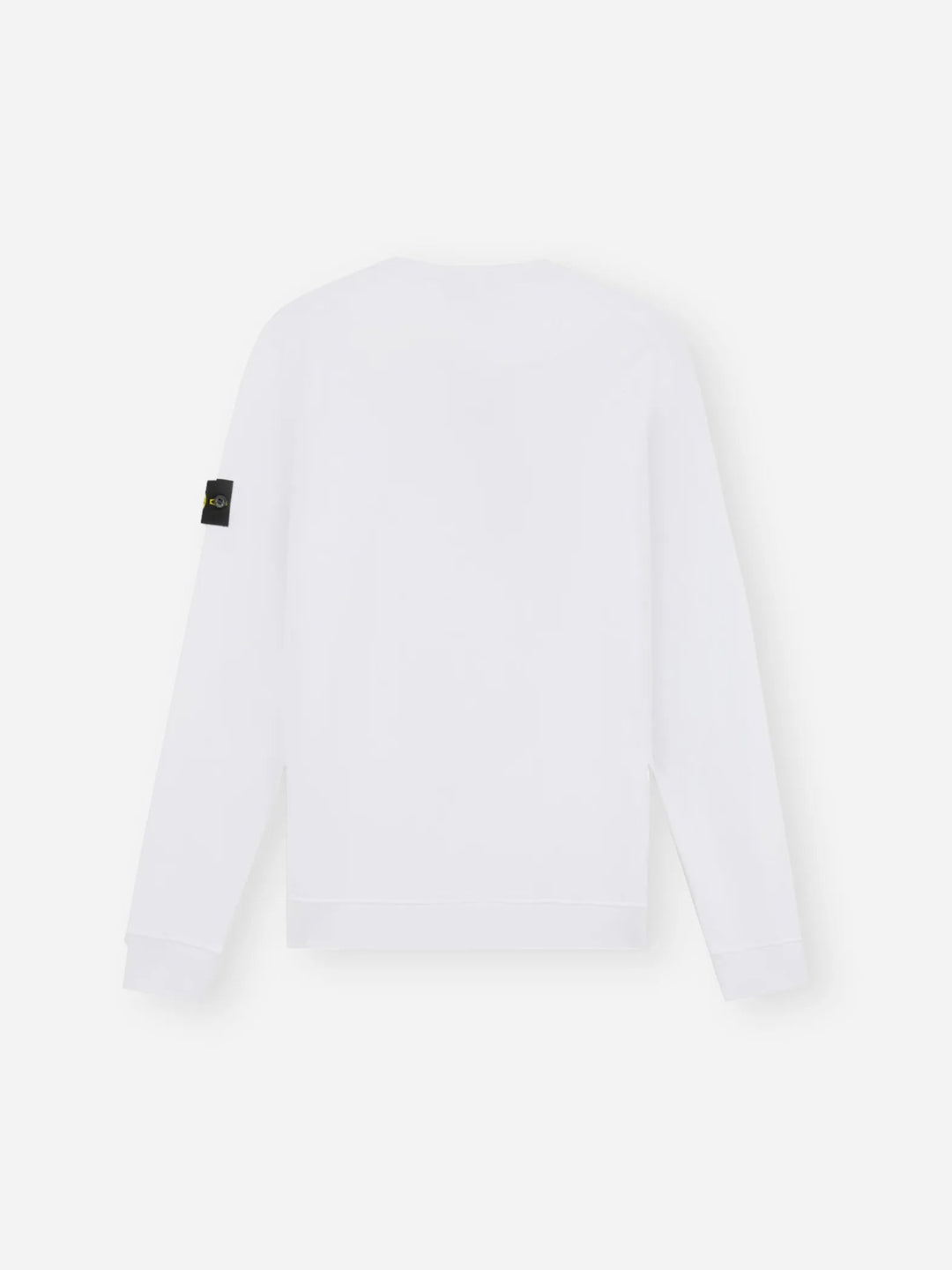 STONE ISLAND - Sweat-shirt ras - du - cou coupe regular à poignets élastiqués Blanc - Lothaire