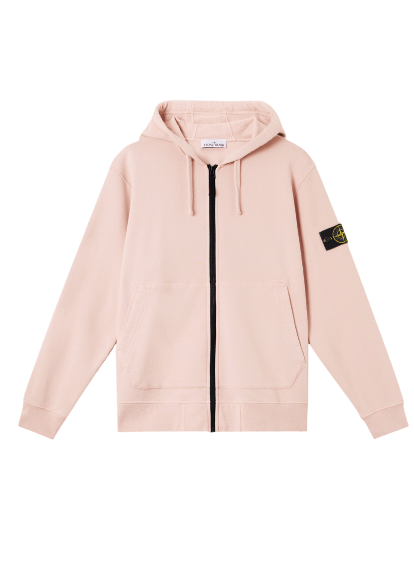 STONE ISLAND - Sweat-shirt zippé doté de capuche à cordon de serrage - Lothaire