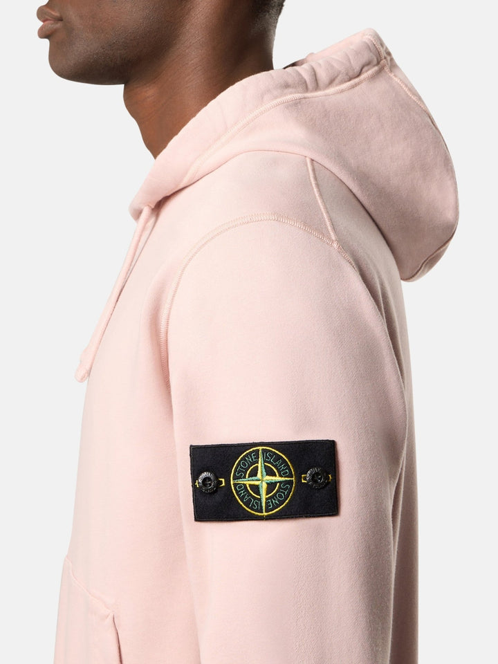 STONE ISLAND - Sweat-shirt zippé doté de capuche à cordon de serrage - Lothaire