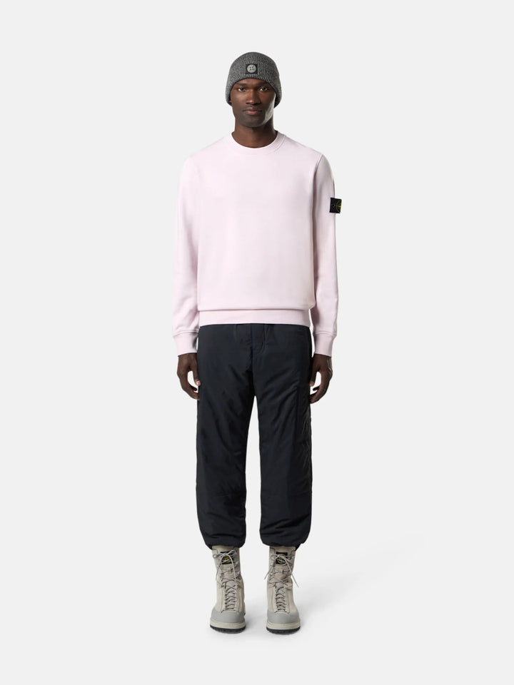 STONE ISLAND - Sweatshirt 6100060 ORGANIC COTTON FLEECE Rose - Lothaire