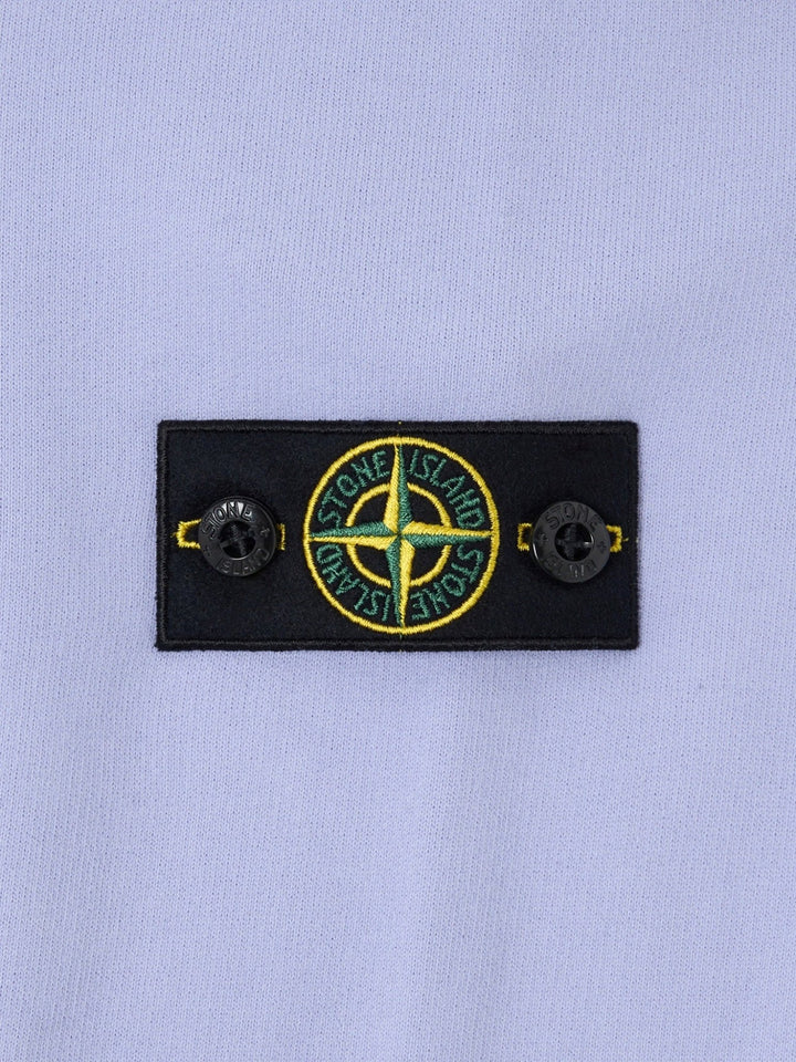 STONE ISLAND - Sweatshirt 6100060 ORGANIC COTTON FLEECE Violet - Lothaire