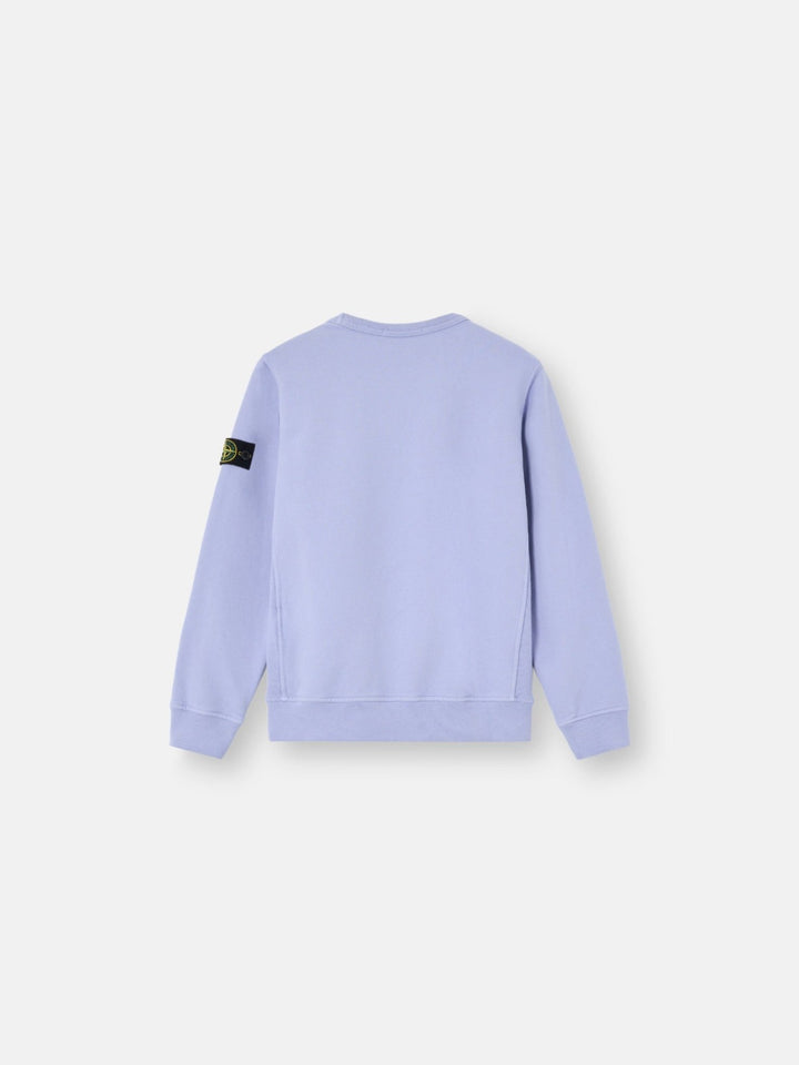 STONE ISLAND - Sweatshirt 6100060 ORGANIC COTTON FLEECE Violet - Lothaire