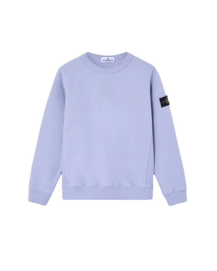 STONE ISLAND - Sweatshirt 6100060 ORGANIC COTTON FLEECE Violet - Lothaire