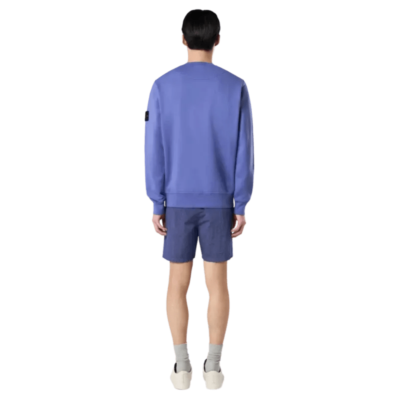 STONE ISLAND - Sweatshirt 6100060 ORGANIC COTTON FLEECE Violet - Lothaire