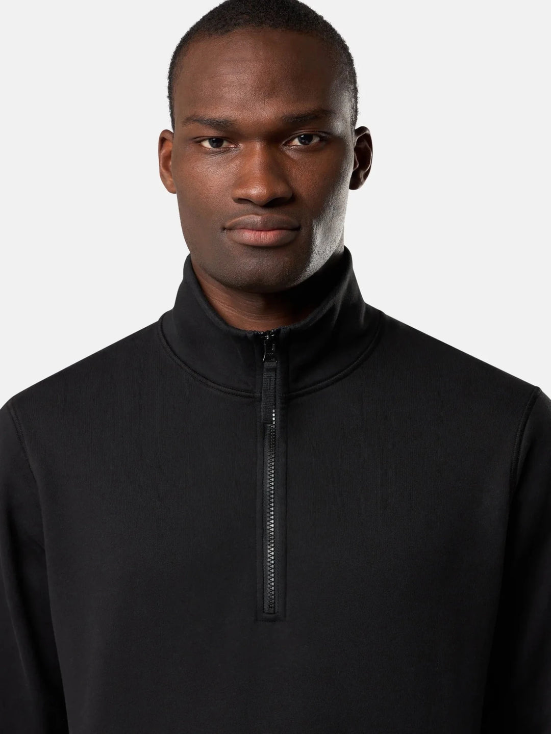 STONE ISLAND - Sweatshirt 6100070 ORGANIC COTTON FLEECE Noir - Lothaire