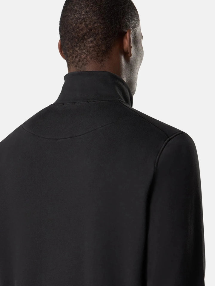 STONE ISLAND - Sweatshirt 6100070 ORGANIC COTTON FLEECE Noir - Lothaire