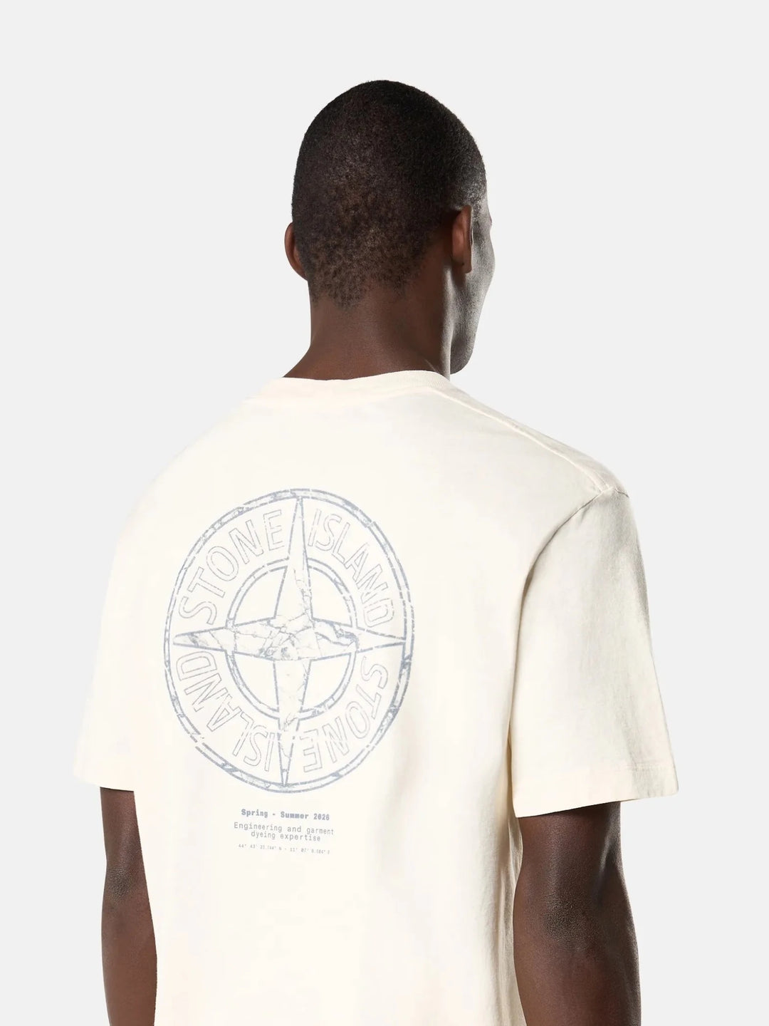 STONE ISLAND - T-Shirt 2100001 ORGANIC COTTON JERSEY Ivoire - Lothaire