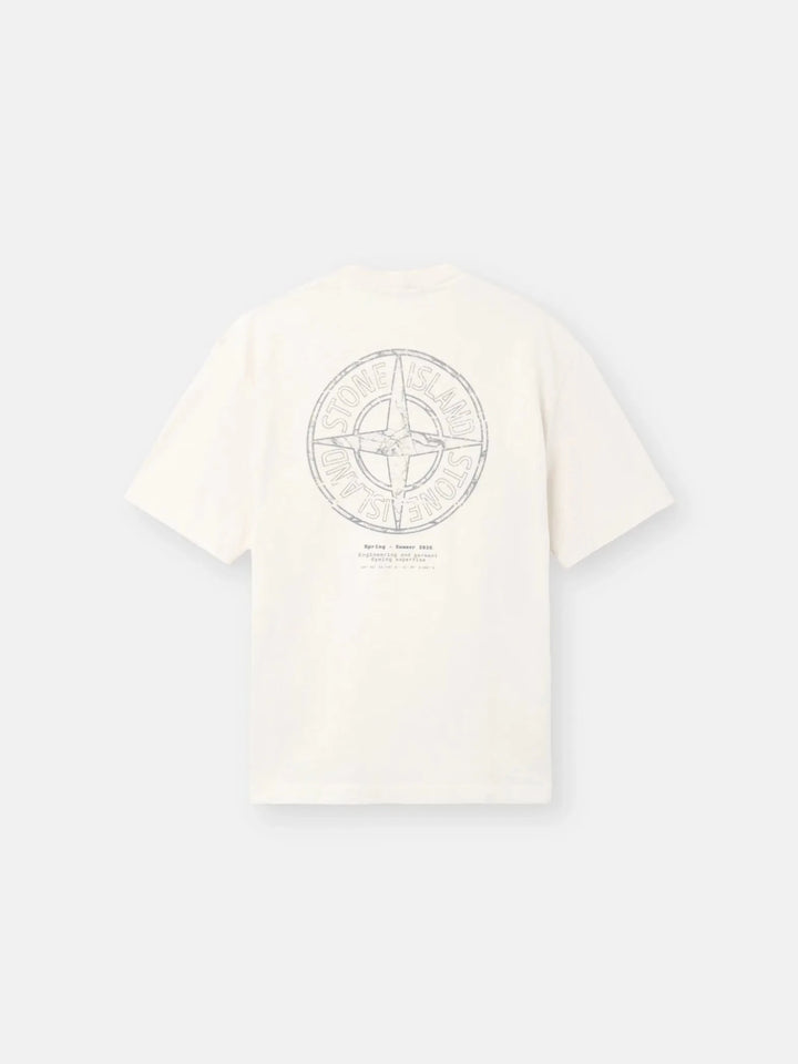 STONE ISLAND - T-Shirt 2100001 ORGANIC COTTON JERSEY Ivoire - Lothaire