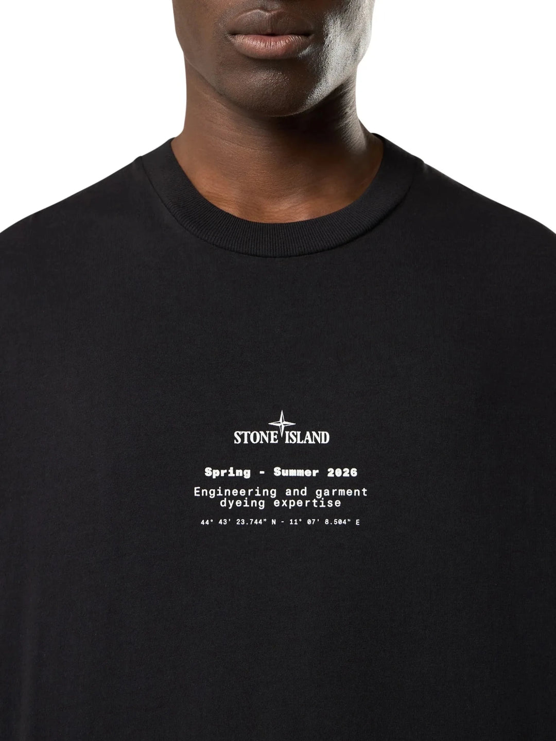 STONE ISLAND - T-Shirt 2100001 ORGANIC COTTON JERSEY Noir - Lothaire