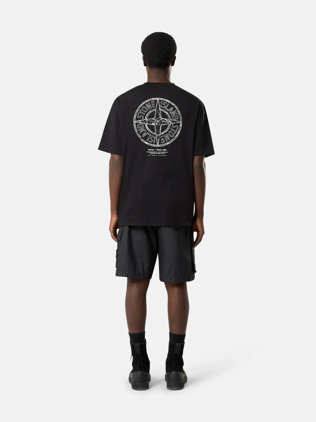 STONE ISLAND - T-Shirt 2100001 ORGANIC COTTON JERSEY Noir - Lothaire