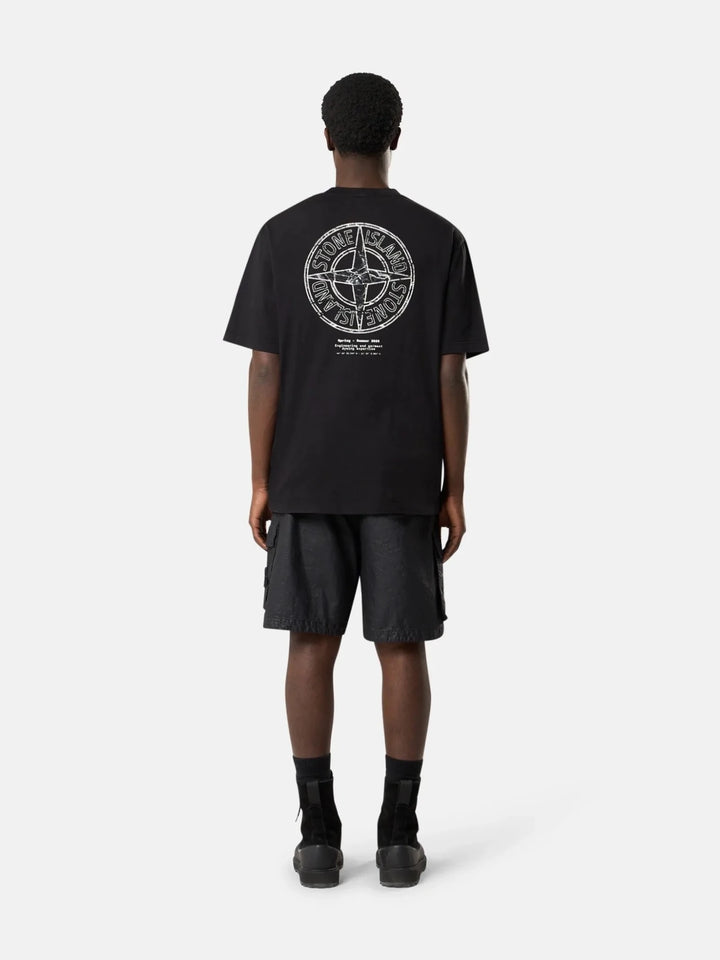 STONE ISLAND - T-Shirt 2100001 ORGANIC COTTON JERSEY Noir - Lothaire
