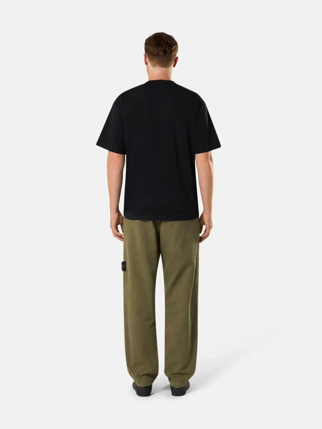 STONE ISLAND - T-Shirt 2100030 COMBED ORGANIC COTTON JERSEY Noir - Lothaire
