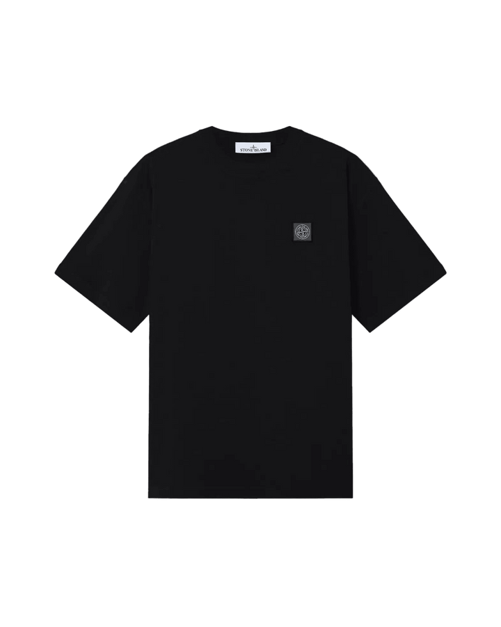 STONE ISLAND - T-Shirt 2100030 COMBED ORGANIC COTTON JERSEY Noir - Lothaire