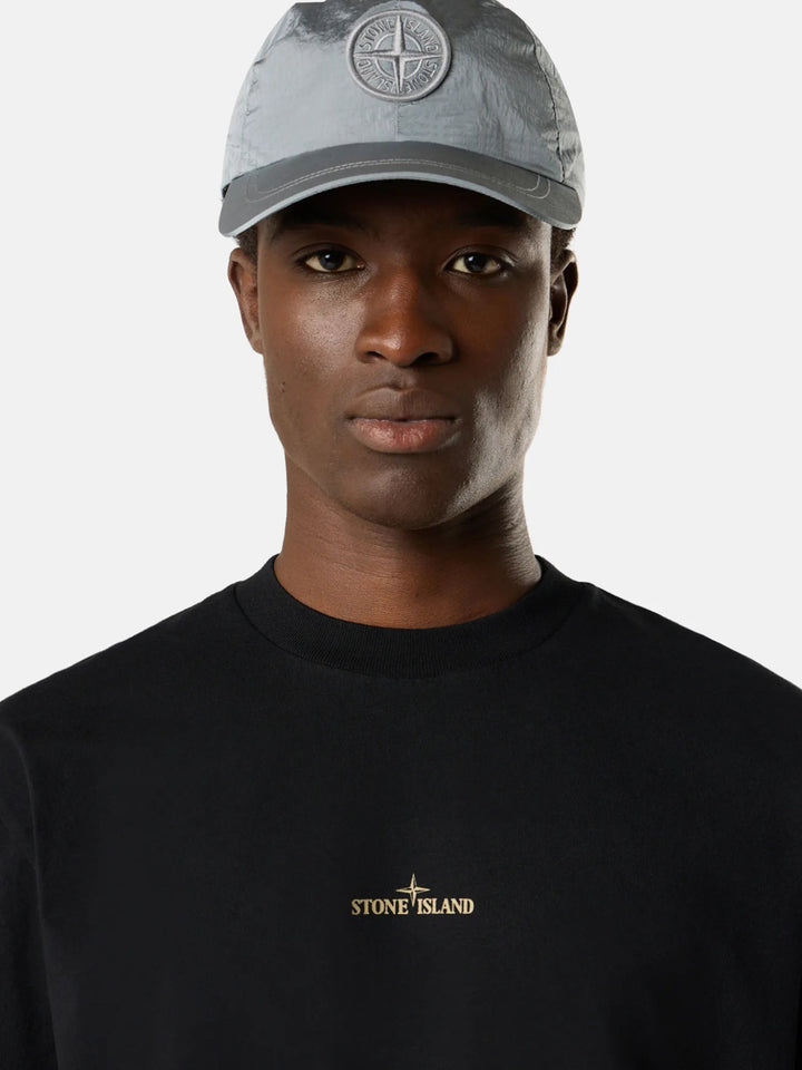 STONE ISLAND - T-shirt 2100037 COMBED ORGANIC COTTON JERSEY Noir - Lothaire