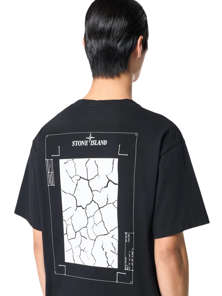 STONE ISLAND - T-shirt à manches courtes Noir - Lothaire