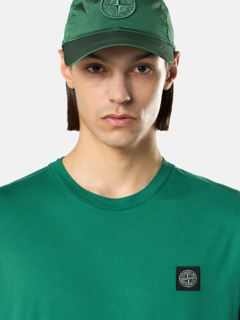STONE ISLAND - T-shirt ajusté avec écusson boussole Vert malachite - Lothaire
