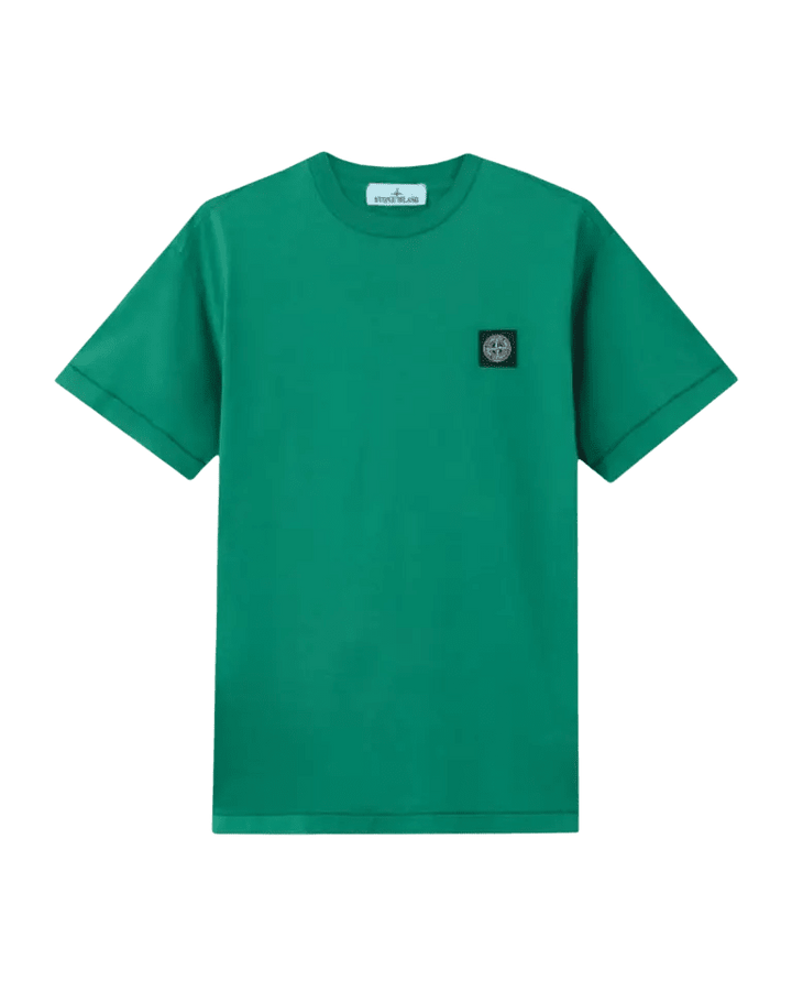 STONE ISLAND - T-shirt ajusté avec écusson boussole Vert malachite - Lothaire