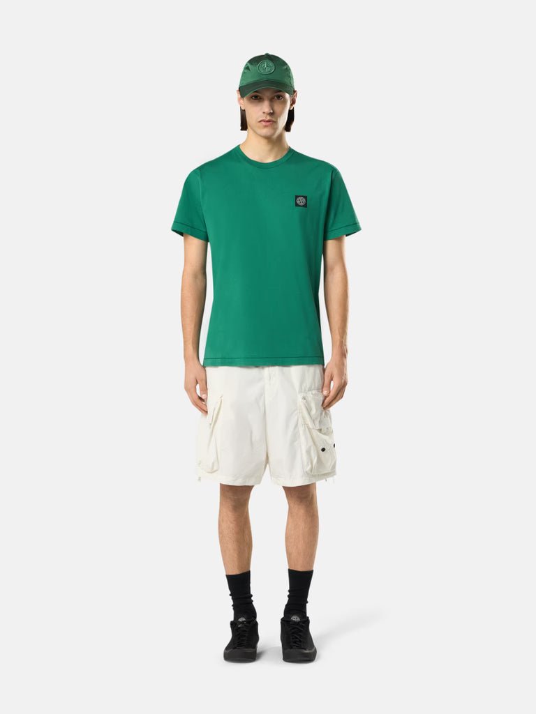 STONE ISLAND - T-shirt ajusté avec écusson boussole Vert malachite - Lothaire