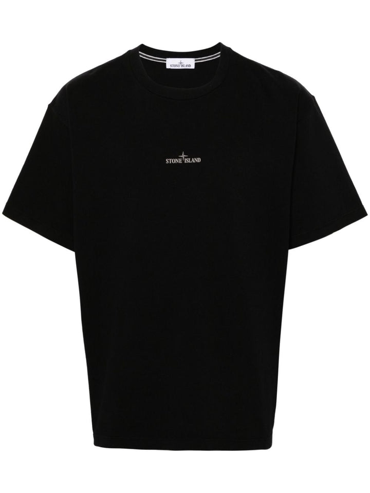 Stone Island - T - Shirt black 2RC6 - Lothaire