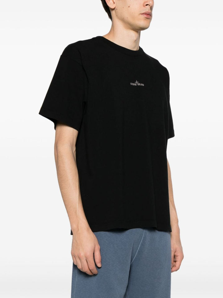Stone Island - T - Shirt black 2RC6 - Lothaire