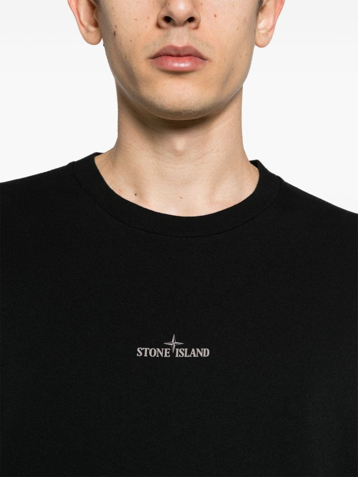 Stone Island - T - Shirt black 2RC6 - Lothaire