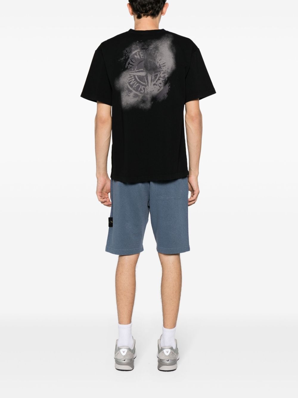 Stone Island - T - Shirt black 2RC6 - Lothaire