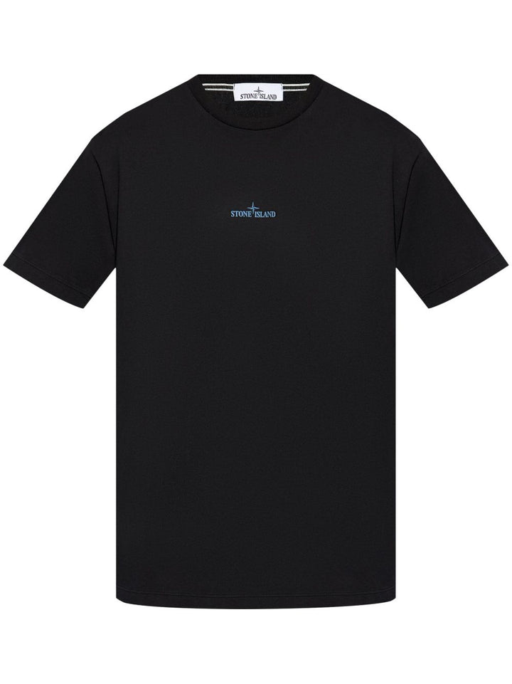 Stone Island - T Shirt black à logo - Lothaire