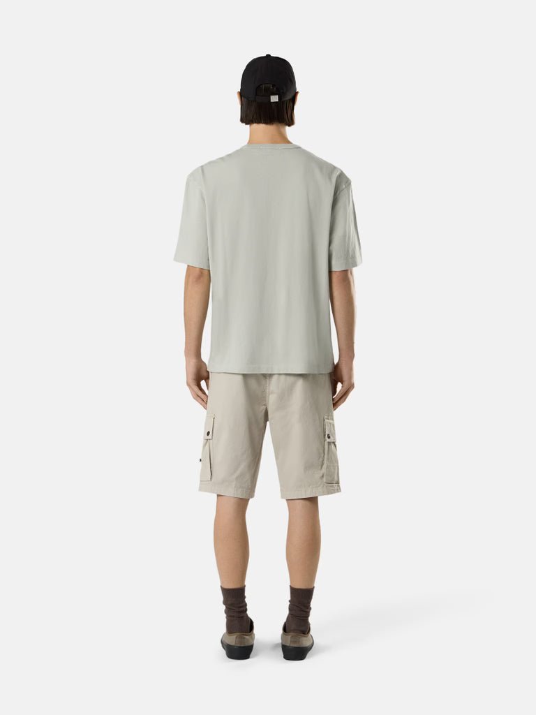 STONE ISLAND - T-shirt coupe classique avec logo brodé Gris perle - Lothaire