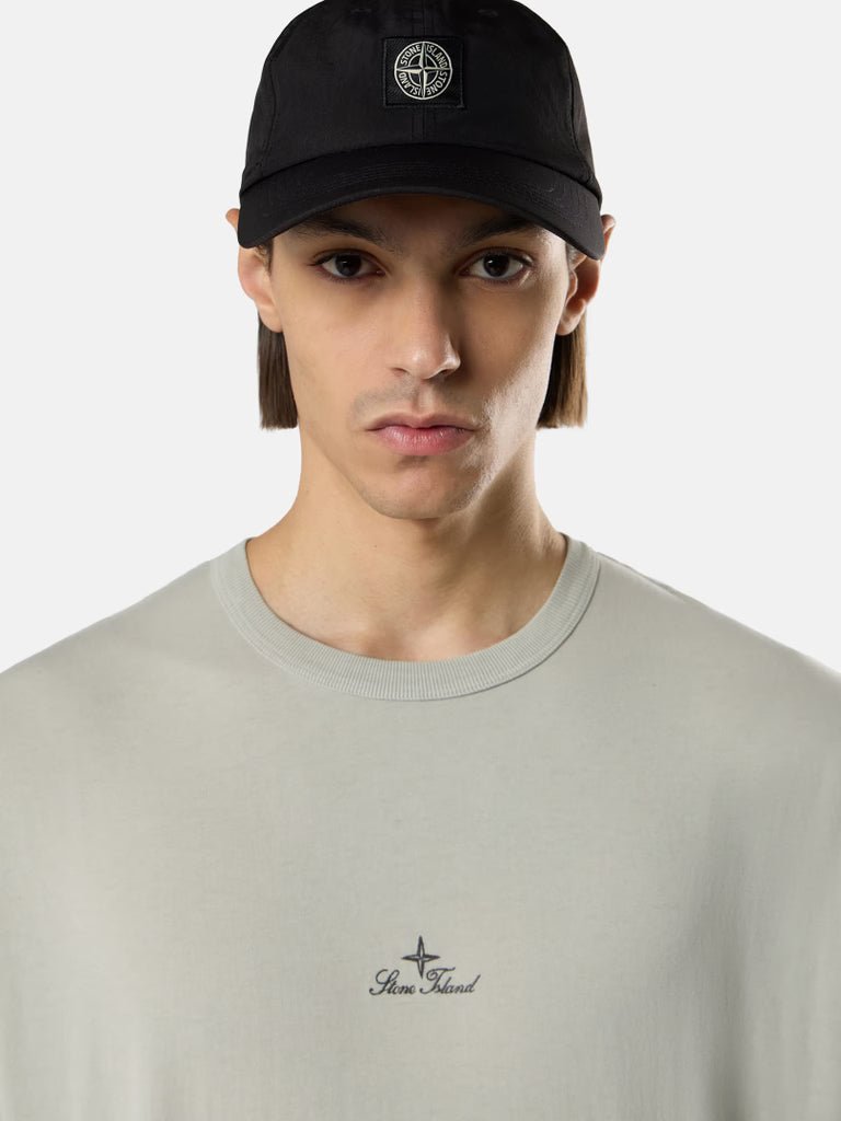 STONE ISLAND - T-shirt coupe classique avec logo brodé Gris perle - Lothaire