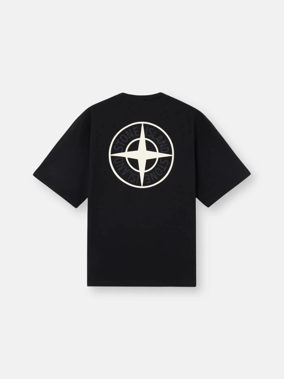 STONE ISLAND - T-shirt coupe regular à manches courtes avec imprimé « Industrial » Noir - Lothaire