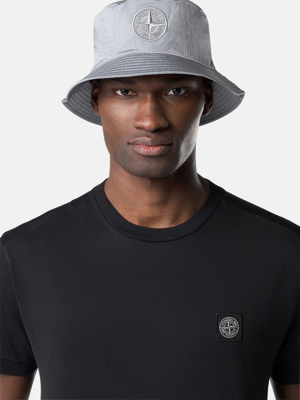 STONE ISLAND - T-shirt coupe slim avec écusson - logo Compass Noir - Lothaire