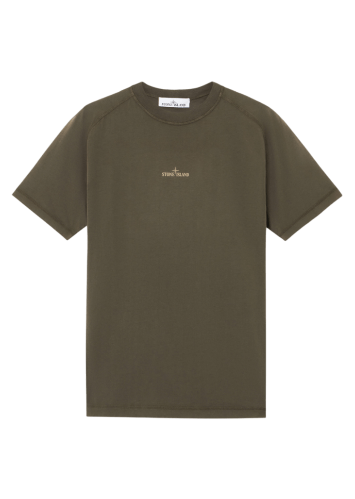 STONE ISLAND - T-shirt coupe slim avec imprimé Vert Kaki - Lothaire