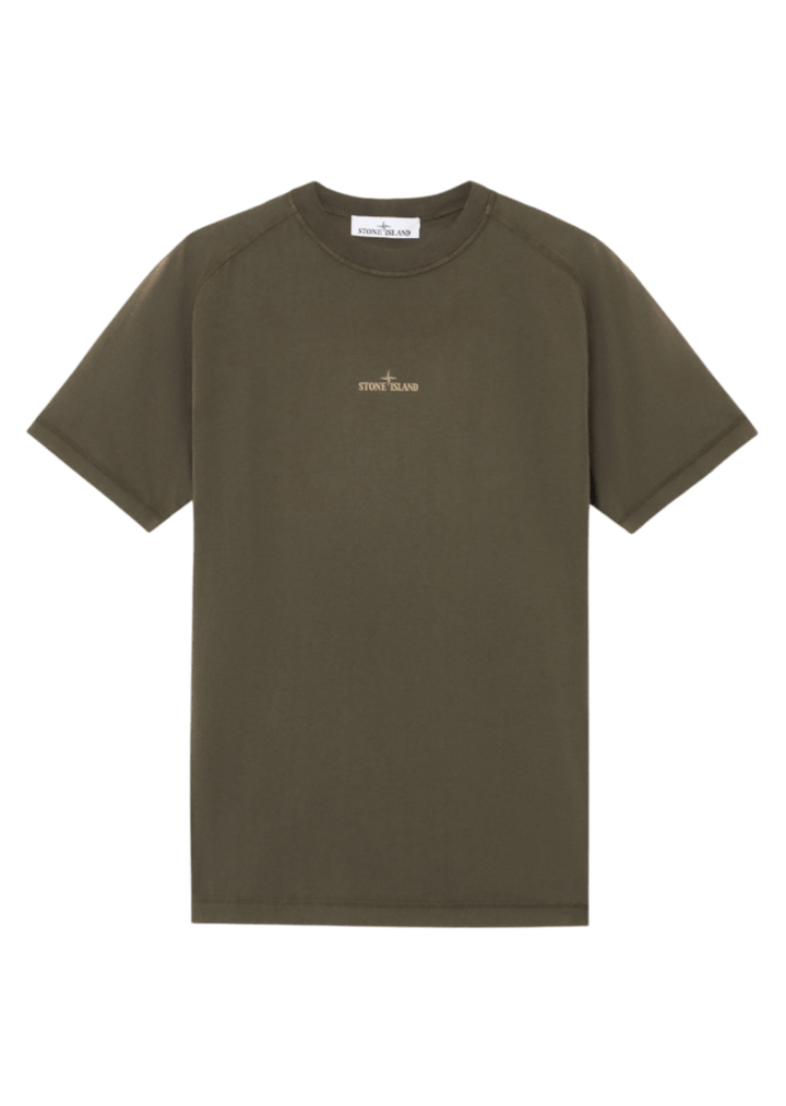 STONE ISLAND - T-shirt coupe slim avec imprimé Vert Kaki - Lothaire