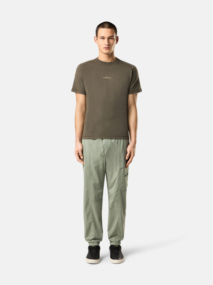 STONE ISLAND - T-shirt coupe slim avec imprimé Vert Kaki - Lothaire