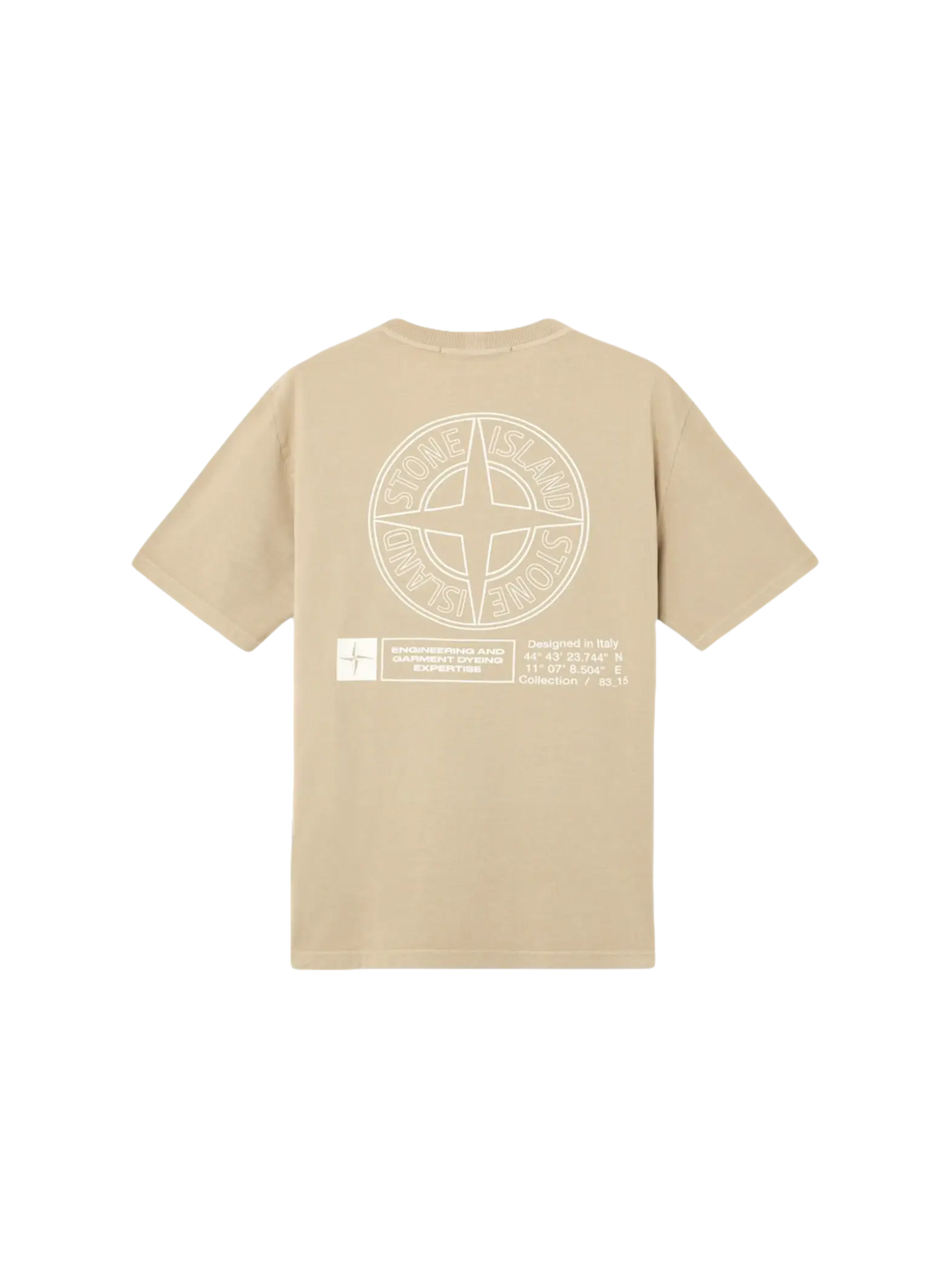 STONE ISLAND - T-shirt en coton Beige Désert - Lothaire